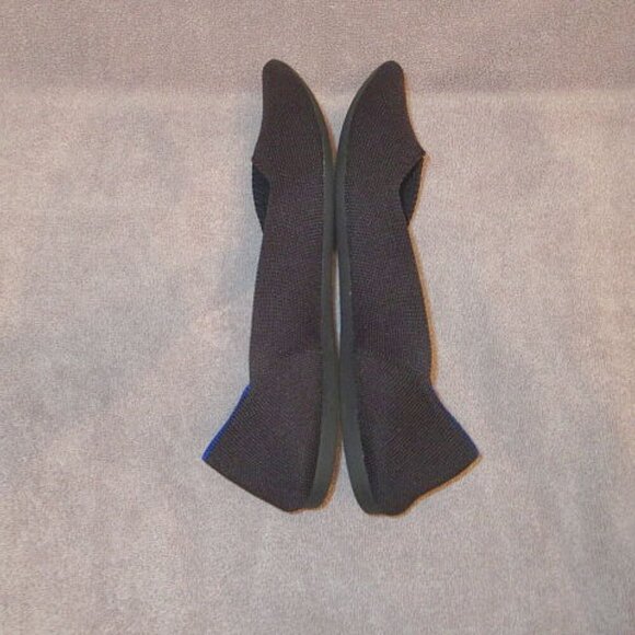 Rothy's The Point Ballet Flats Size 11 Comfort Slip On Cushioned Foam Neutral - Picture 9 of 11